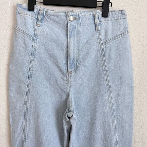 We The Free Florence Flare Light High Rise Jeans Size 30 - Picture 7 of 10